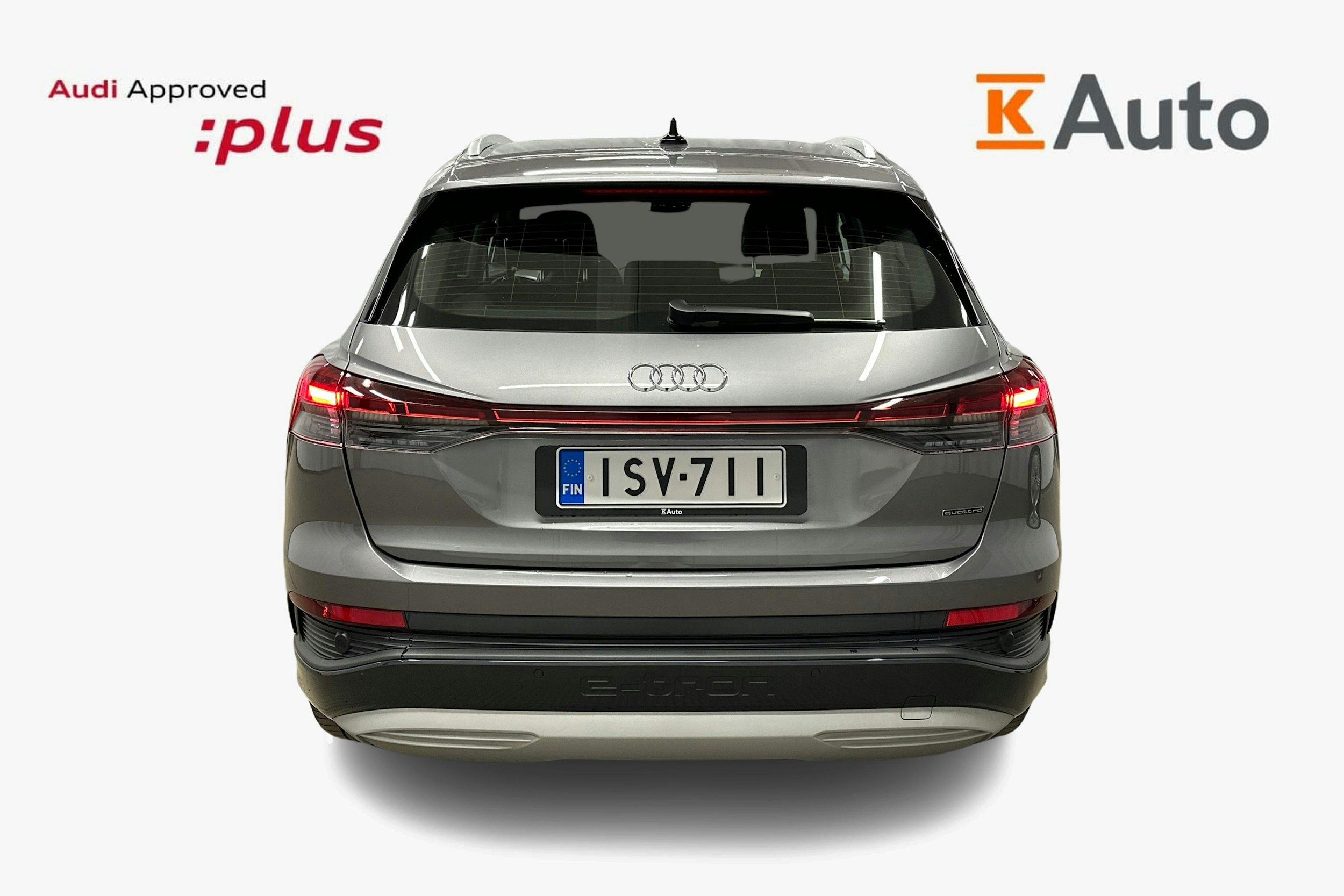 harmaa Audi Q4 e-tron 2024 kuva 3.