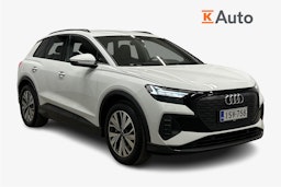 valkoinen Audi Q4 e-tron 2024 kuva 1.