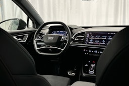 valkoinen Audi Q4 e-tron 2024 kuva 9.