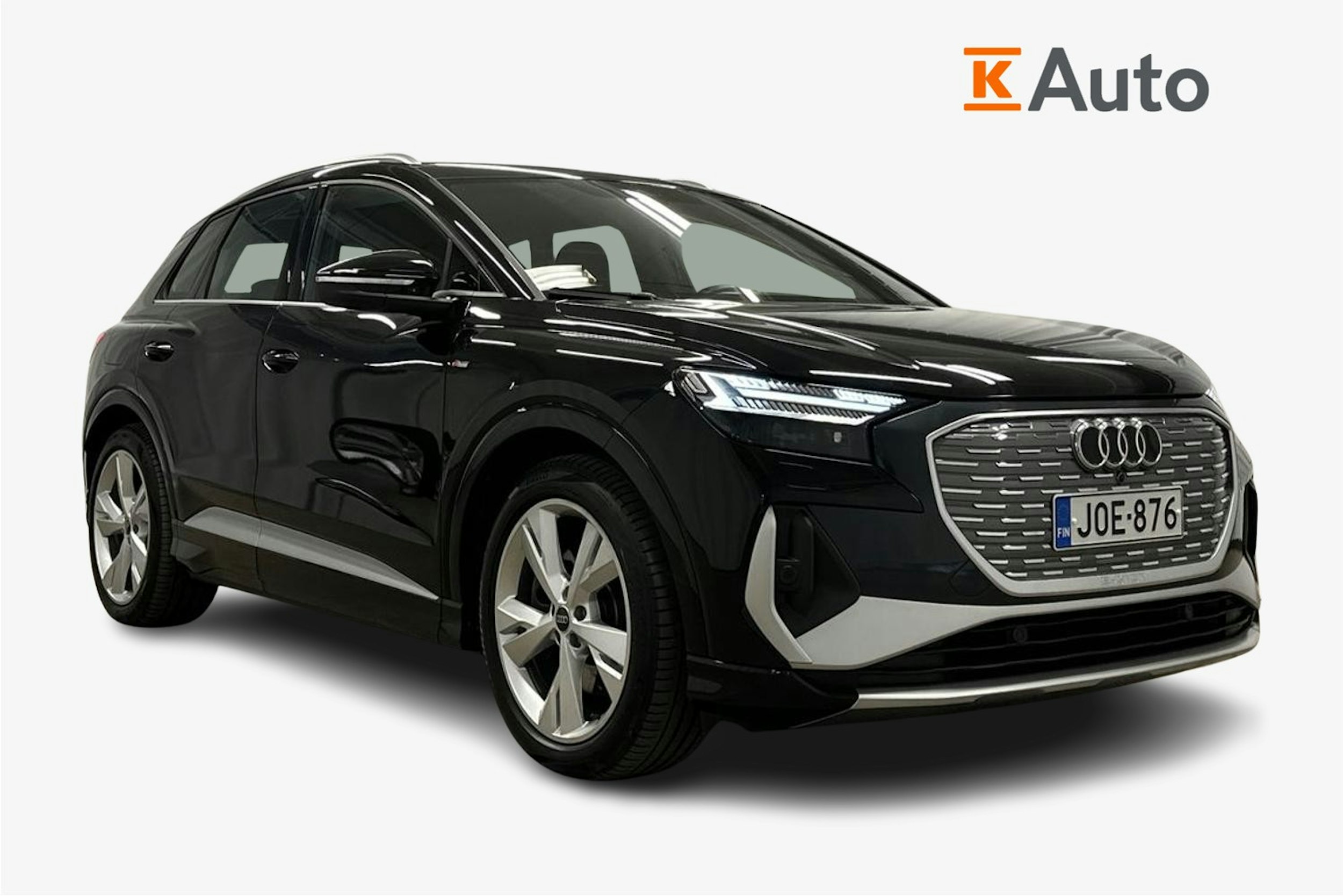 musta Audi Q4 e-tron 2024 kuva 1.