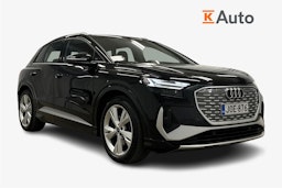 musta Audi Q4 e-tron 2024 kuva 1.