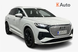 valkoinen Audi Q4 e-tron 2024 kuva 1.