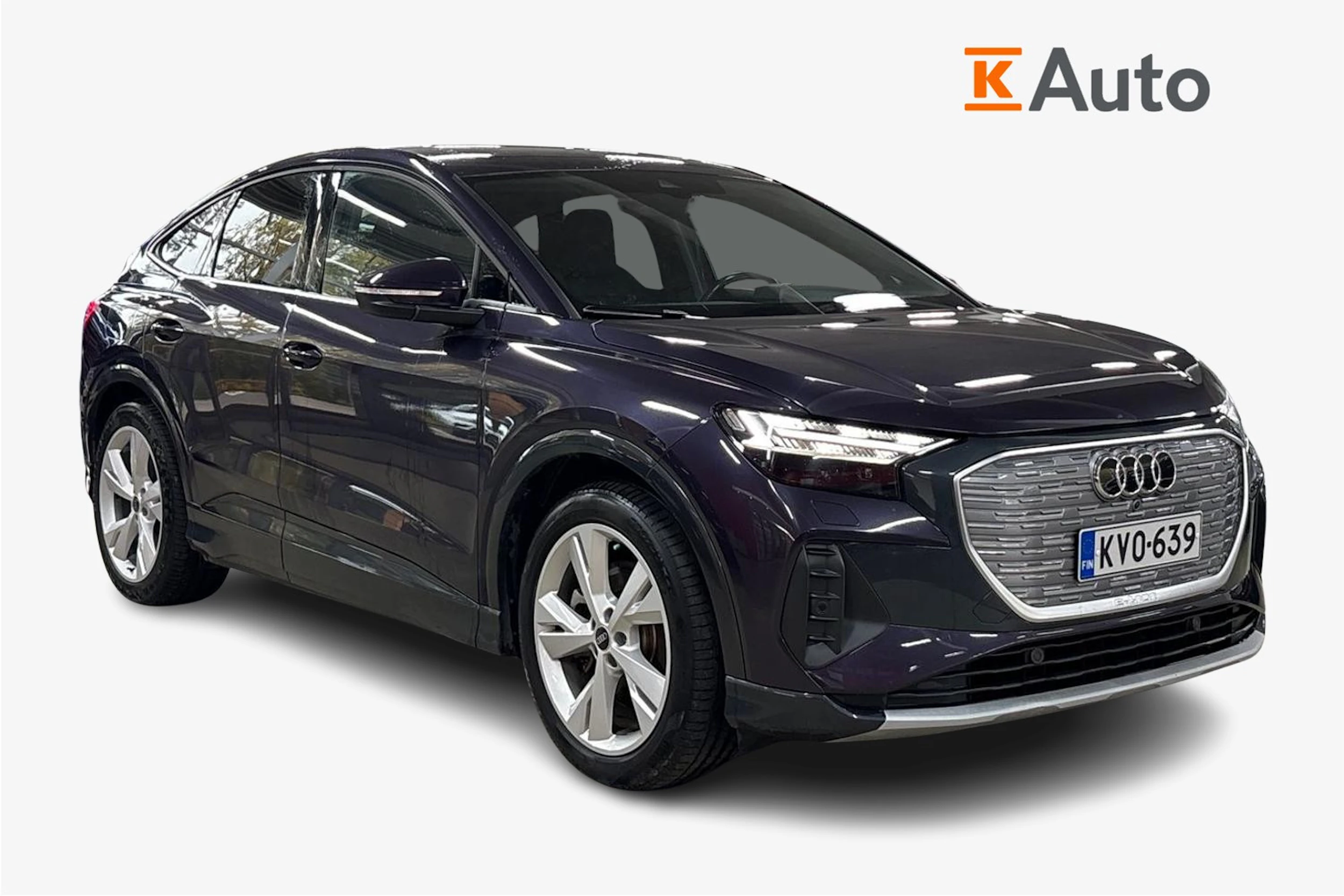 violetti Audi Q4 e-tron 2024 kuva 1.