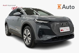 Harmaa Audi Q4 e-tron 2024 kuva 1.