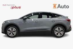 Harmaa Audi Q4 e-tron 2024 kuva 6.