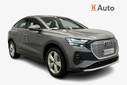 Harmaa Audi Q4 e-tron 2024 kuva 1.