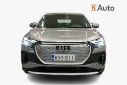 Harmaa Audi Q4 e-tron 2024 kuva 4.