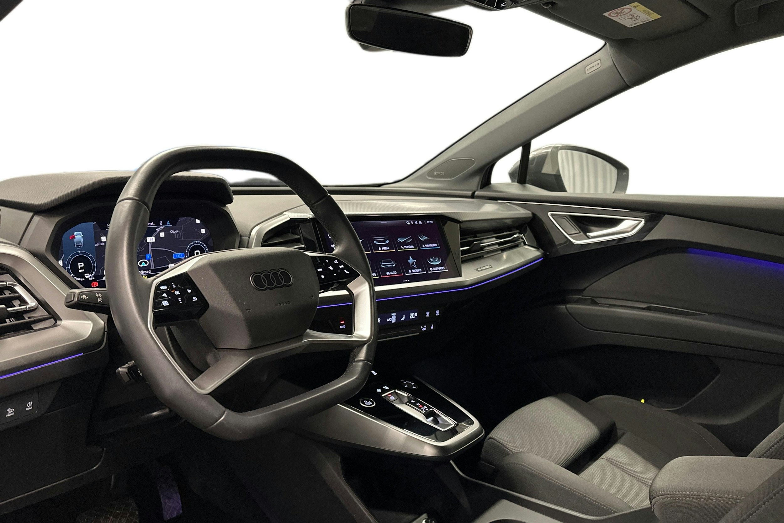 harmaa Audi Q4 e-tron 2024 kuva 6.