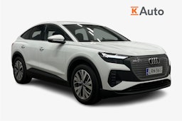 valkoinen Audi Q4 e-tron 2024 kuva 1.