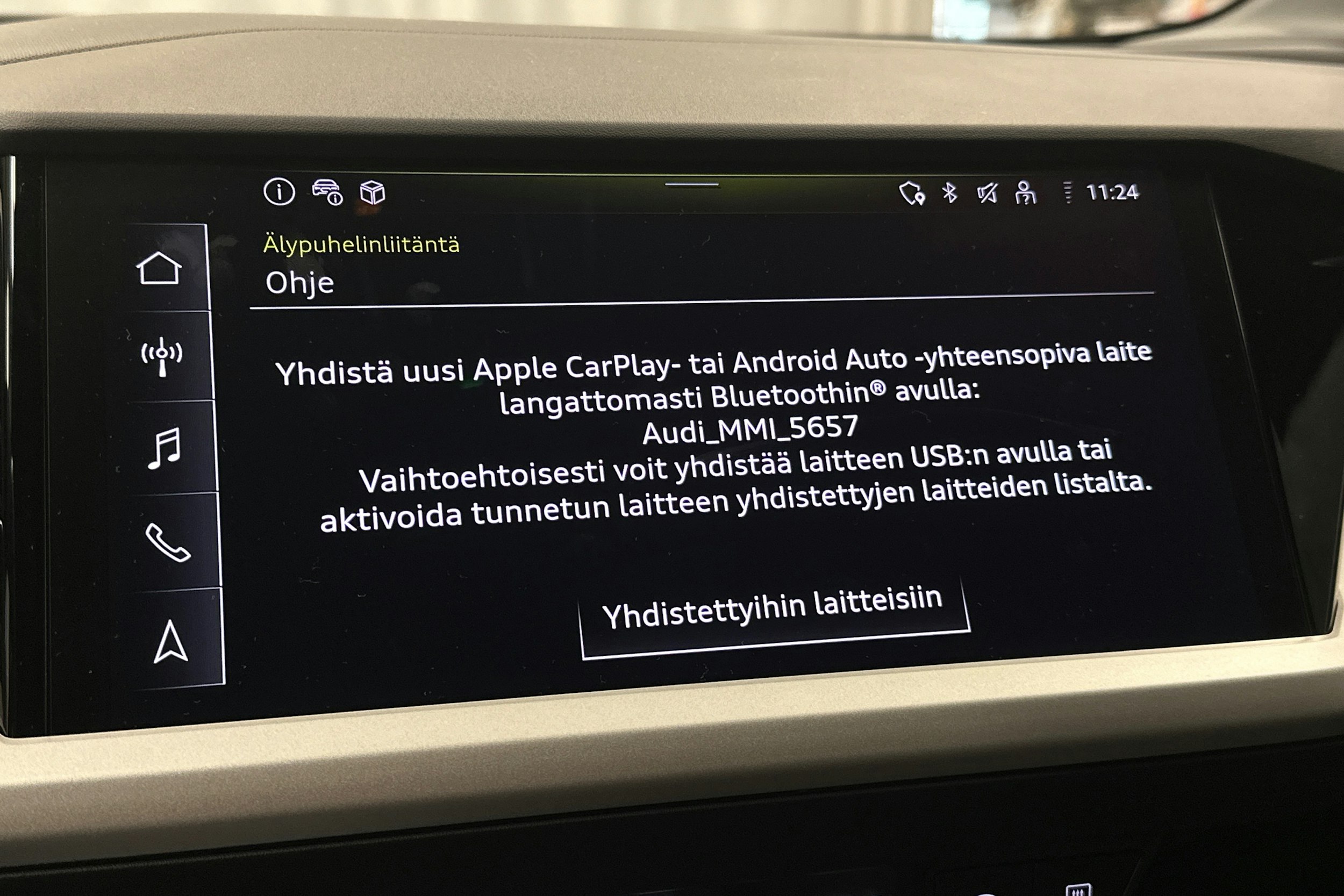 valkoinen Audi Q4 e-tron 2024 kuva 24.
