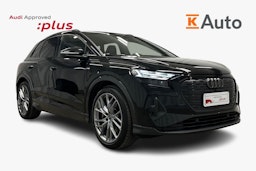 musta Audi Q4 e-tron 2024 kuva 1.