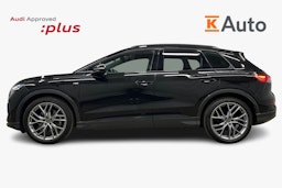 musta Audi Q4 e-tron 2024 kuva 6.