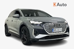 Harmaa Audi Q4 e-tron 2024 kuva 1.