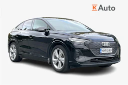 musta Audi Q4 e-tron 2024 kuva 1.
