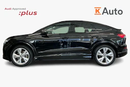 musta Audi Q4 e-tron 2024 kuva 5.
