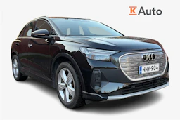 musta Audi Q4 e-tron 2024 kuva 1.
