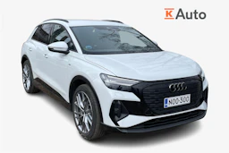 valkoinen Audi Q4 e-tron 2024 kuva 1.