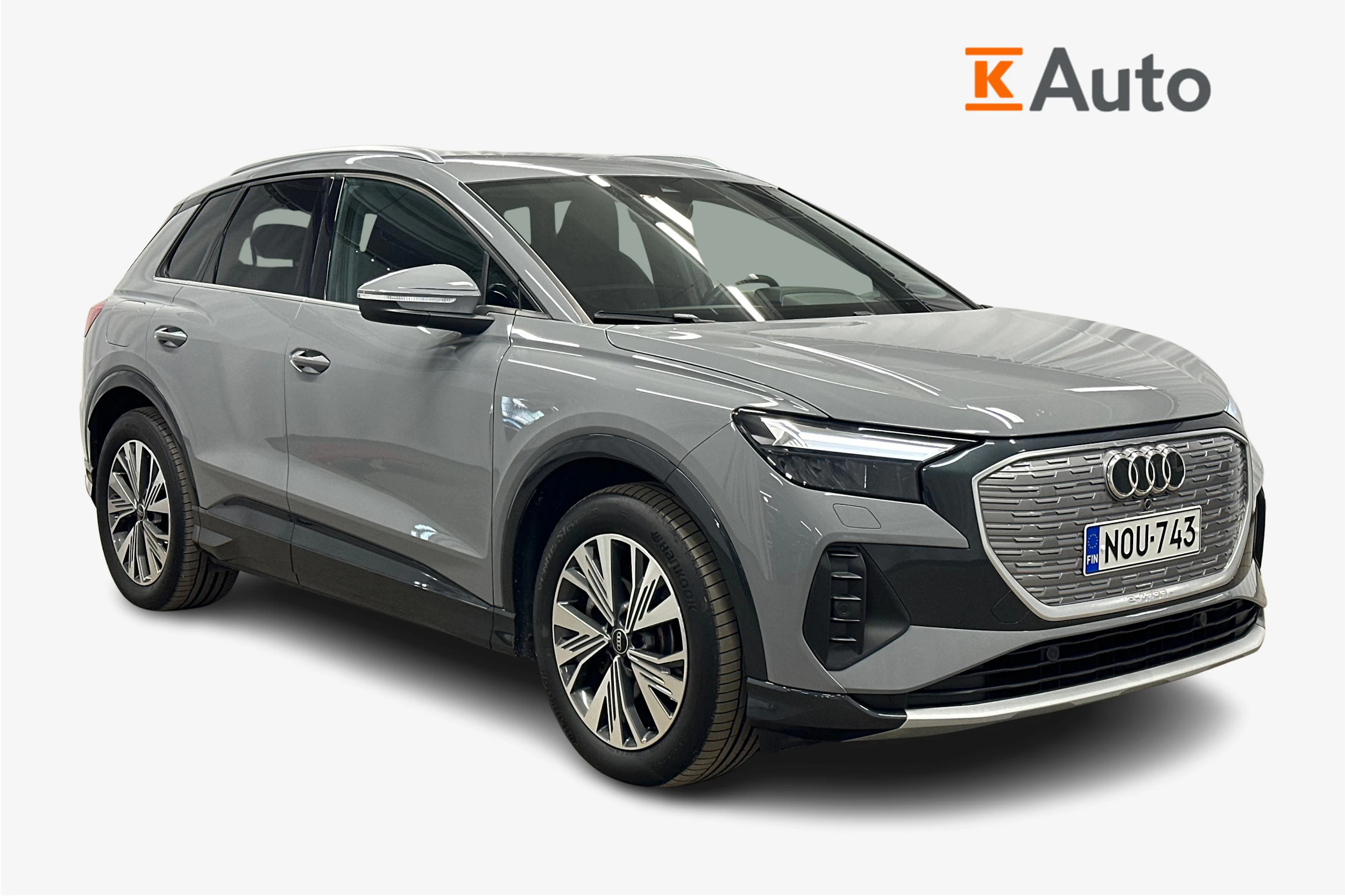 harmaa Audi Q4 e-tron 2024 kuva 1.