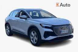 valkoinen Audi Q4 e-tron 2024 kuva 1.