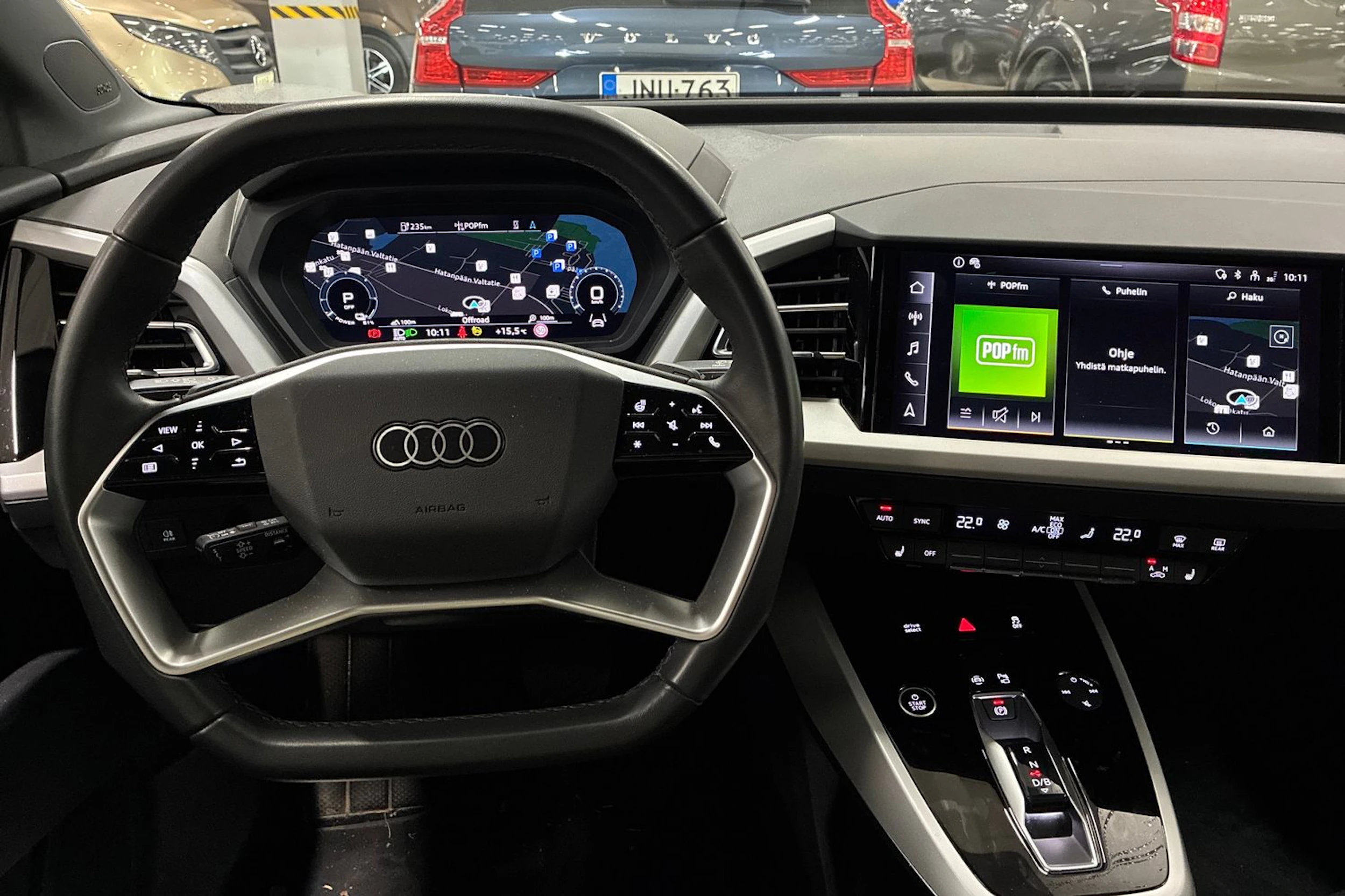 valkoinen Audi Q4 e-tron 2024 kuva 4.