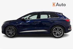 Sininen Audi Q4 e-tron 2024 kuva 7.