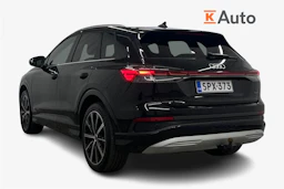 musta Audi Q4 e-tron 2024 kuva 3.