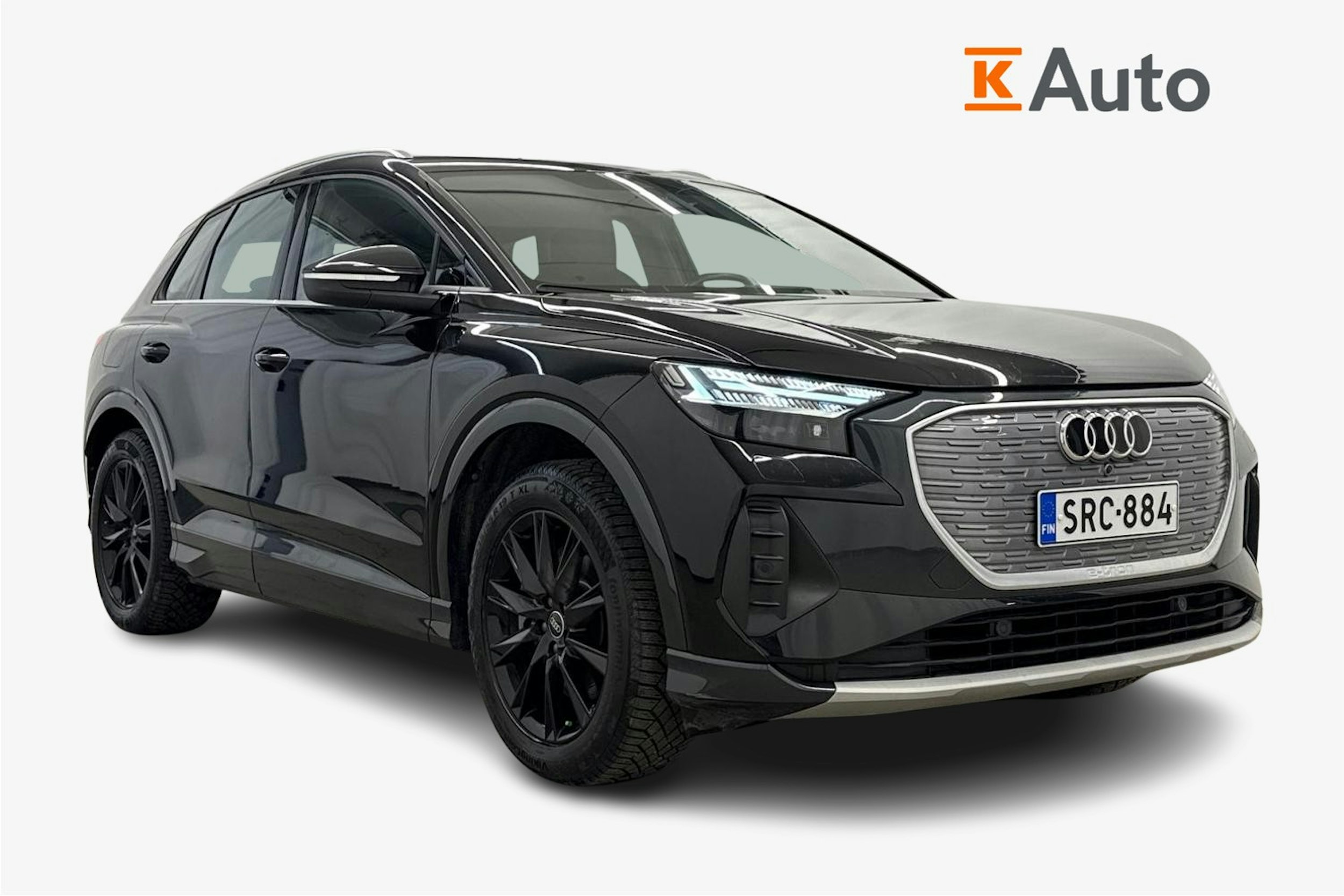 met. musta Audi Q4 e-tron 2024 kuva 1.