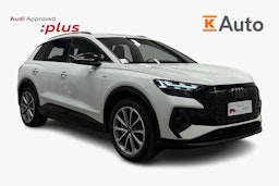 valkoinen Audi Q4 e-tron 2024 kuva 1.