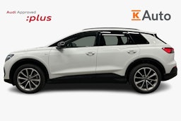 valkoinen Audi Q4 e-tron 2024 kuva 6.