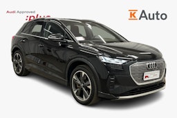 musta Audi Q4 e-tron 2024 kuva 1.