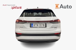 valkoinen Audi Q4 e-tron 2024 kuva 3.