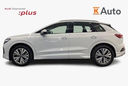 valkoinen Audi Q4 e-tron 2024 kuva 6.