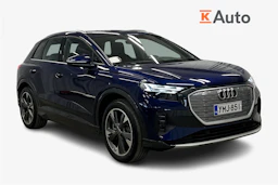 sininen Audi Q4 e-tron 2024 kuva 1.