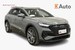 harmaa Audi Q4 e-tron 2024 kuva 1.