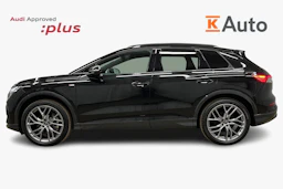 musta Audi Q4 e-tron 2024 kuva 5.