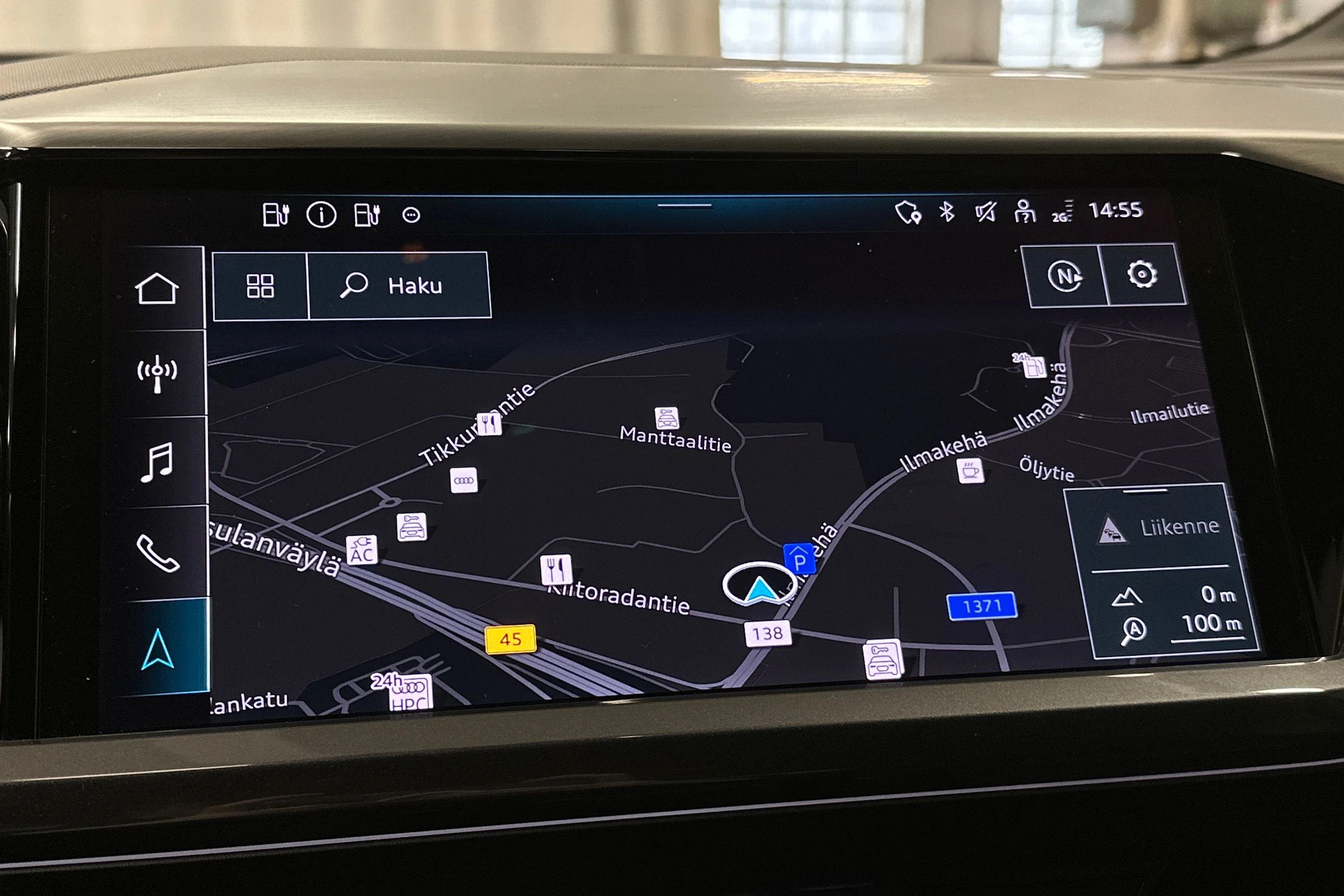 musta Audi Q4 e-tron 2024 kuva 21.