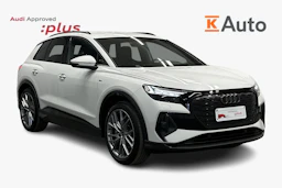 valkoinen Audi Q4 e-tron 2024 kuva 1.