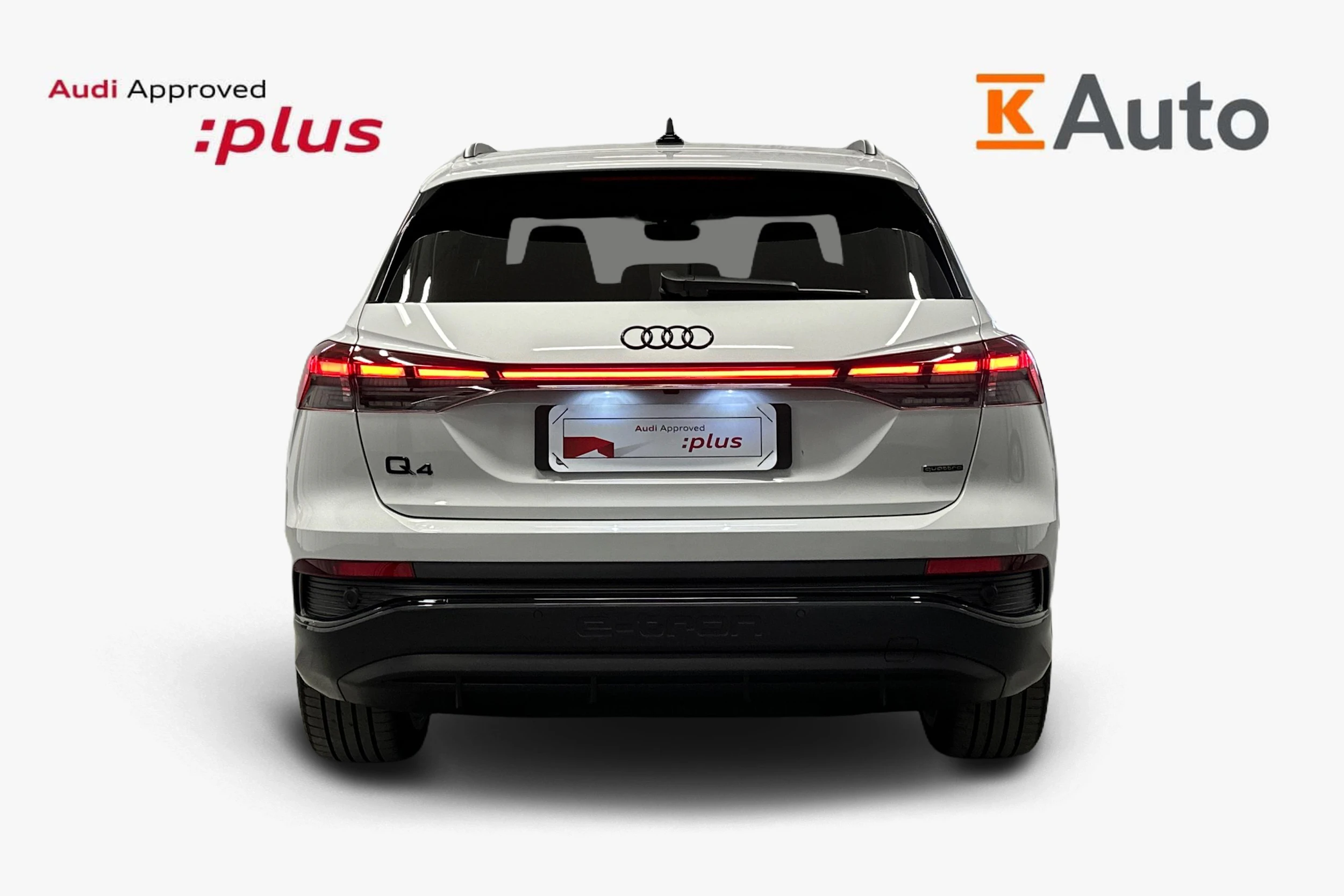 valkoinen Audi Q4 e-tron 2024 kuva 3.