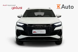 valkoinen Audi Q4 e-tron 2024 kuva 4.