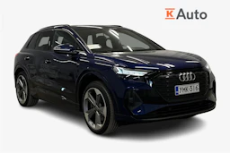 sininen Audi Q4 e-tron 2024 kuva 1.