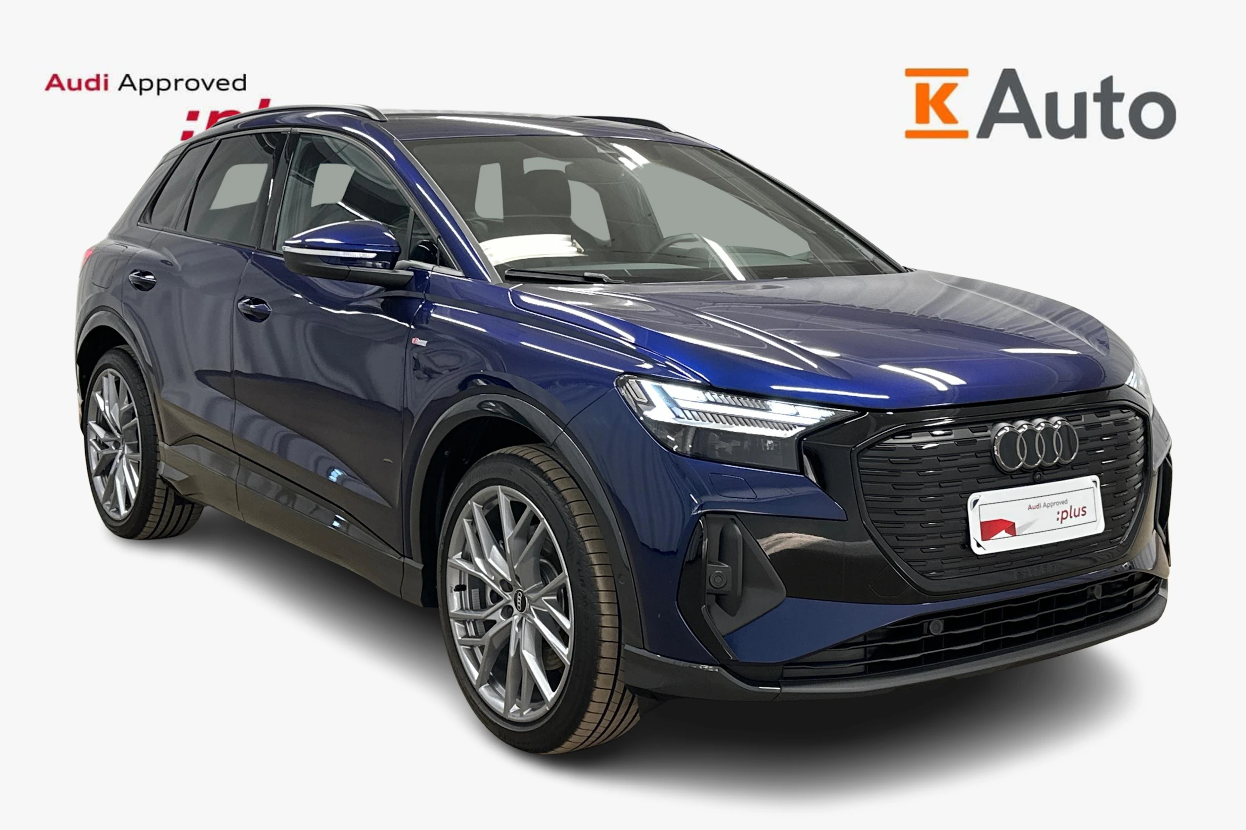 sininen Audi Q4 e-tron 2024 kuva 1.