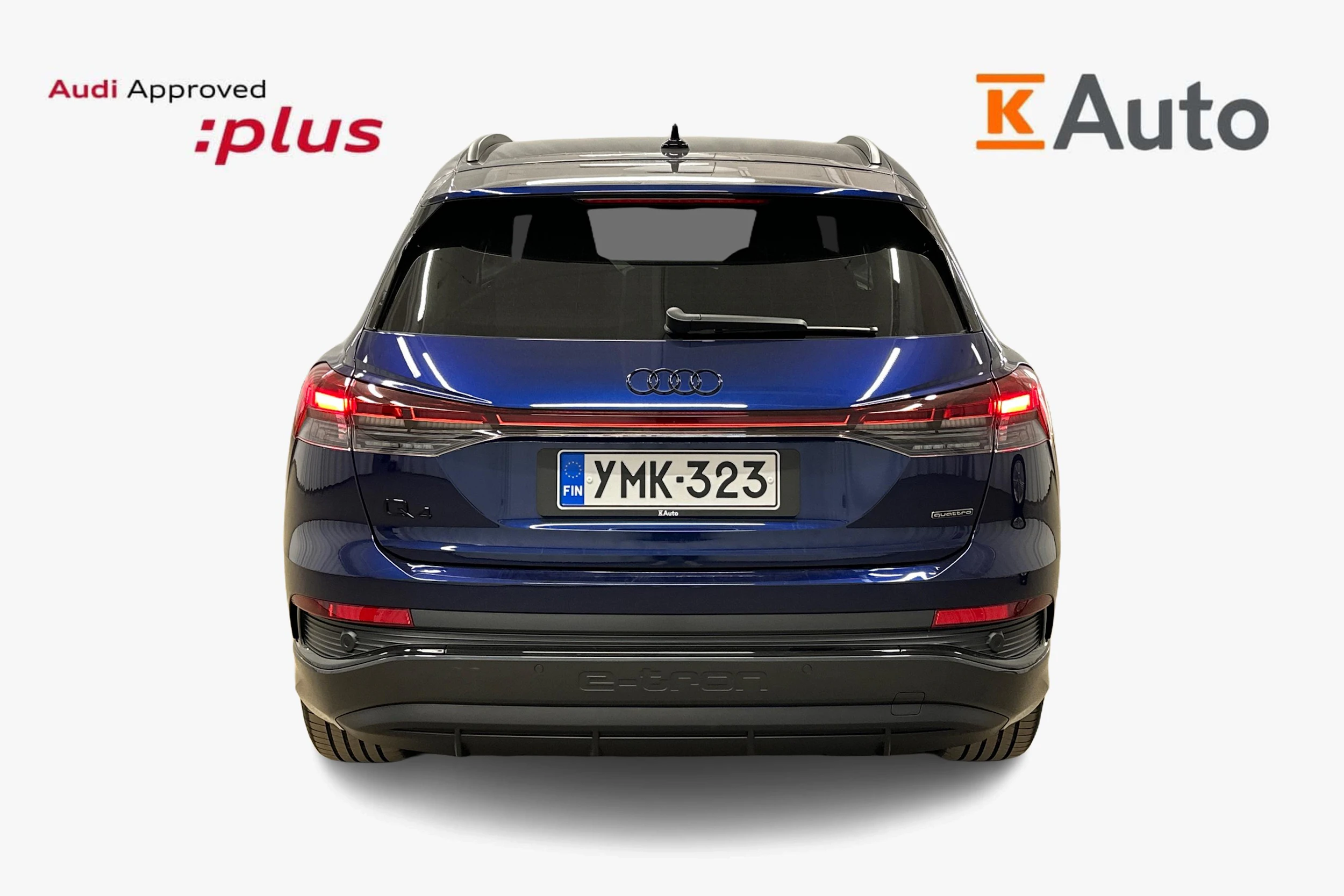 sininen Audi Q4 e-tron 2024 kuva 3.