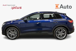 sininen Audi Q4 e-tron 2024 kuva 5.