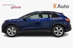 sininen Audi Q4 e-tron 2024 kuva 5.