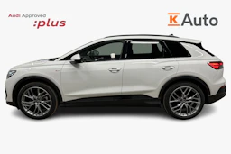 valkoinen Audi Q4 e-tron 2024 kuva 5.
