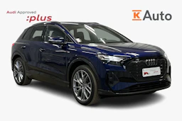 sininen Audi Q4 e-tron 2024 kuva 1.