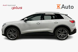 valkoinen Audi Q4 e-tron 2024 kuva 5.