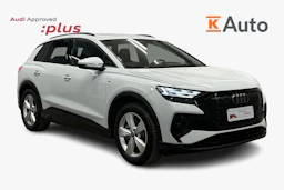 valkoinen Audi Q4 e-tron 2024 kuva 1.