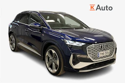 sininen Audi Q4 e-tron 2024 kuva 1.