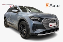 Sininen Audi Q4 e-tron 2024 kuva 1.